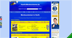 Desktop Screenshot of huerth-monteurzimmer.de