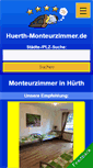 Mobile Screenshot of huerth-monteurzimmer.de