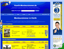 Tablet Screenshot of huerth-monteurzimmer.de